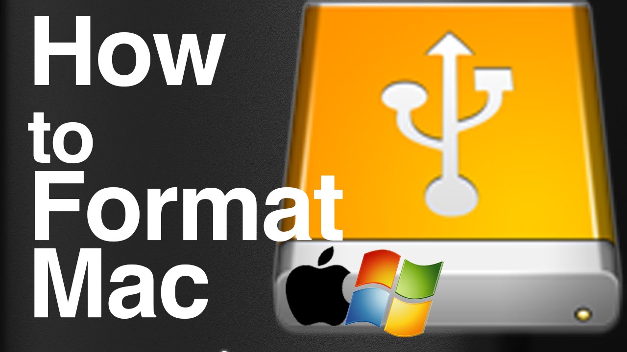 mac format usb for mac and pc